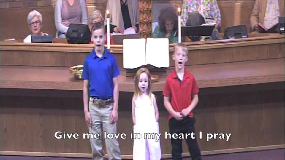 FUMC Quanah Kids on Palm Sunday